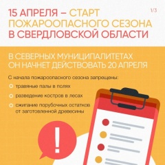  В Свердловской области начал действовать пожароопасный сезон