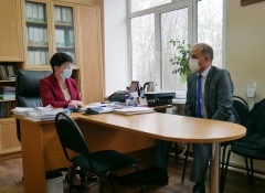 Глава района Евгений Баранов посетил с проверкой Баранниковскую школу