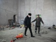 В Куровской школе продолжаются работы по ремонту спортзала